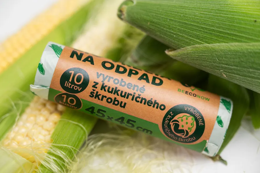 Kukoricakeményítő alapú hulladékzsákok